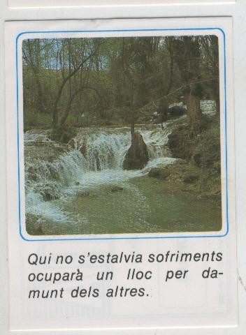 Cromos: Missatges D´alegria numerado 07