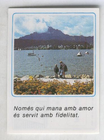 Cromos: Missatges D´alegria numerado 12