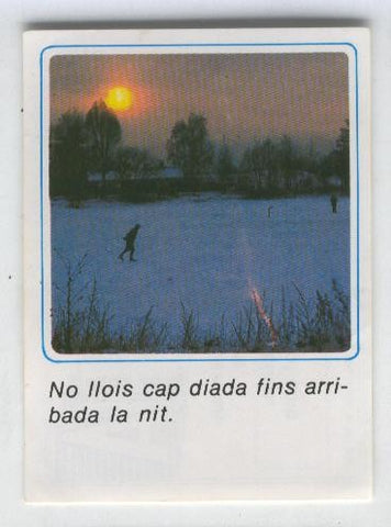 Cromos: Missatges D´alegria numerado 13