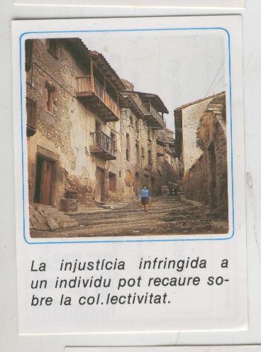 Cromos: Missatges D´alegria numerado 18
