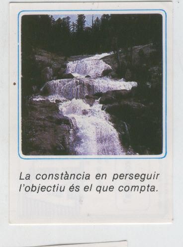 Cromos: Missatges D´alegria numerado 20