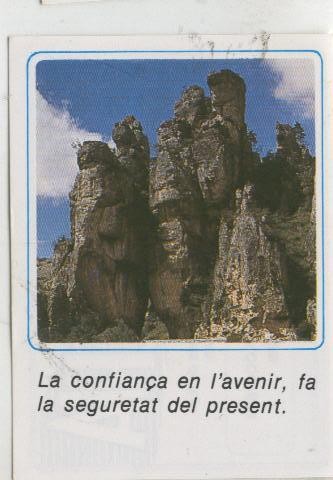Cromos: Missatges D´alegria numerado 21