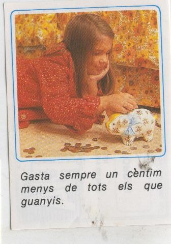 Cromos: Missatges D´alegria numerado 22