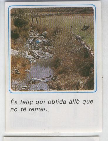 Cromos: Missatges D´alegria numerado 25