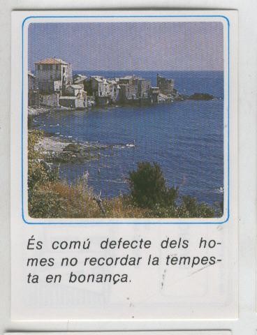 Cromos: Missatges D´alegria numerado 26