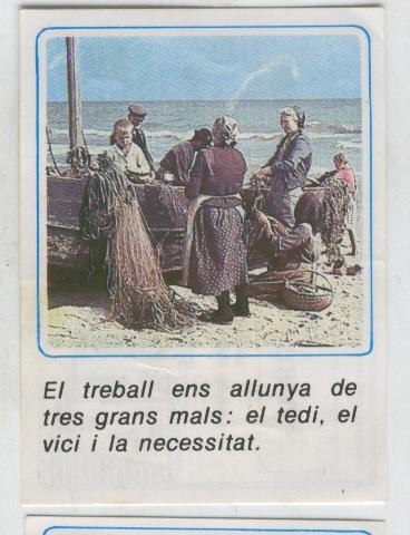 Cromos: Missatges D´alegria numerado 28