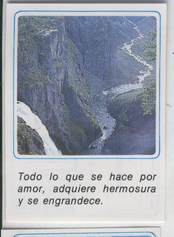 Cromos: Mensajes de Alegria numerado 01