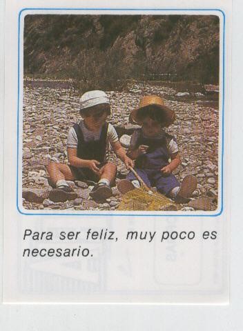 Cromos: Mensajes de Alegria numerado 09