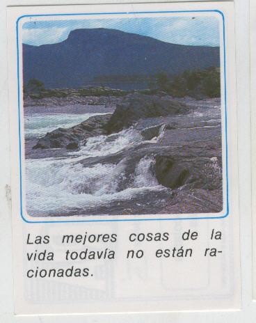 Cromos: Mensajes de Alegria numerado 19