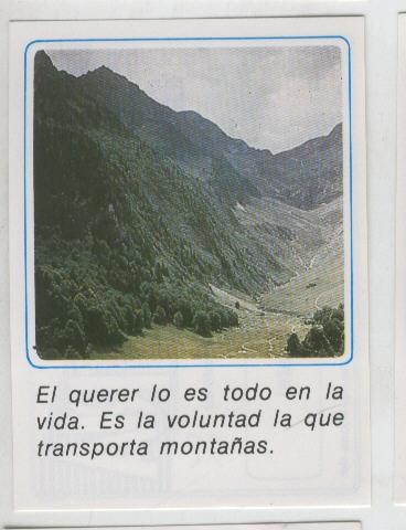 Cromos: Mensajes de Alegria numerado 26