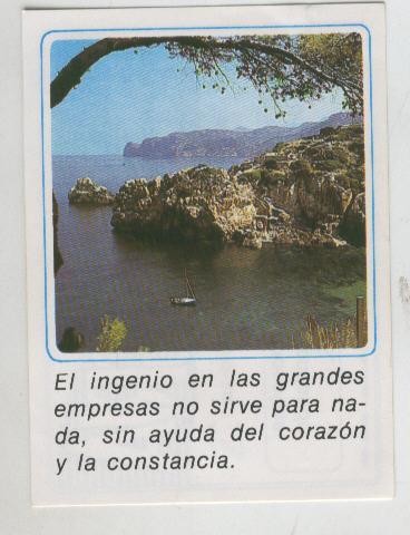 Cromos: Mensajes de Alegria numerado 29