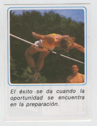 Cromos: Mensajes de Alegria numerado 31