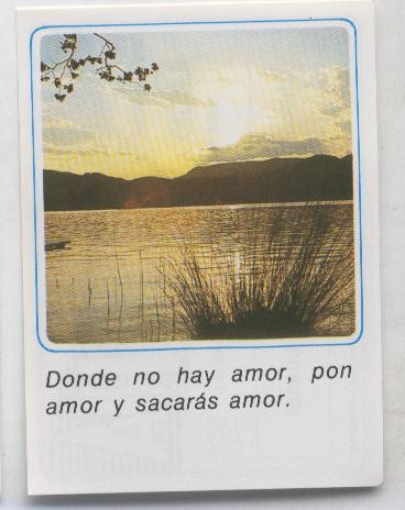 Cromos: Mensajes de Alegria numerado 34