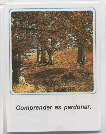 Cromos: Mensajes de Alegria numerado 35
