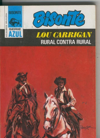 BOLSILIBRO: Bisonte serie azul numero 396: Rural contra rural