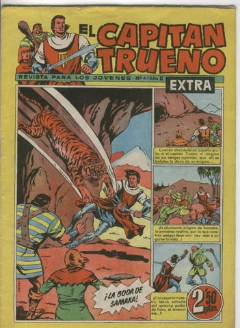 El Capitan Trueno Extra numero 067 (numerado 1 en trasera)