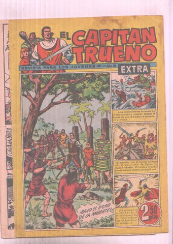 El Capitan Trueno Extra numero 111 (numerado 1 en trasera)