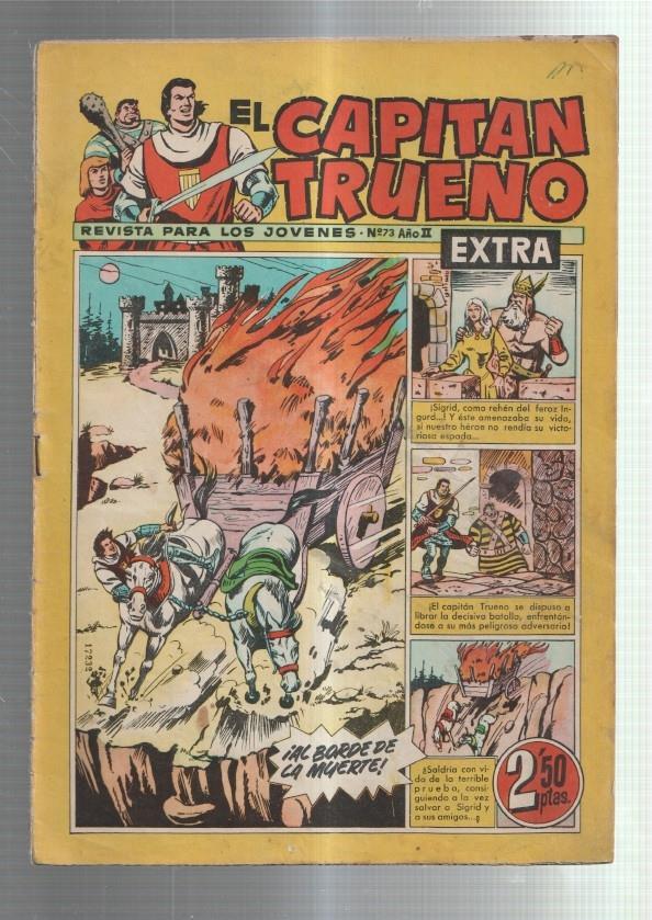 El Capitan Trueno Extra numero 073 (numerado 2 en trasera)