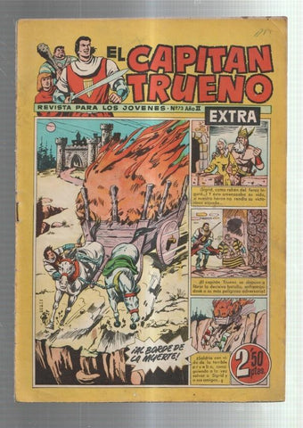 El Capitan Trueno Extra numero 073 (numerado 2 en trasera)