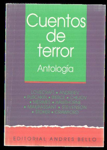 Cuentos de terror. Antologia