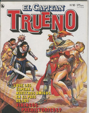 El Capitan Trueno revista numero 10: Vikingos prehistoricos