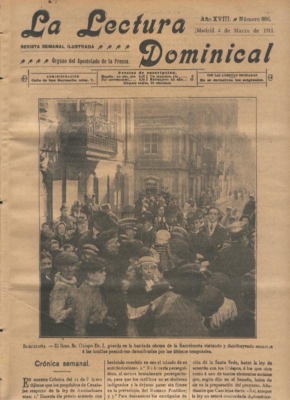 La lectura dominical numero 896 del 4.3.1911