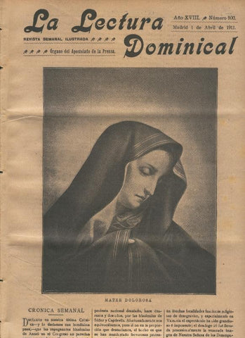 La lectura dominical numero 900 del 1.4.1911