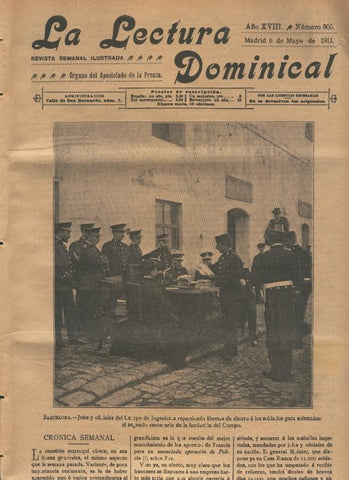 La lectura dominical numero 905 del 6.5.1911