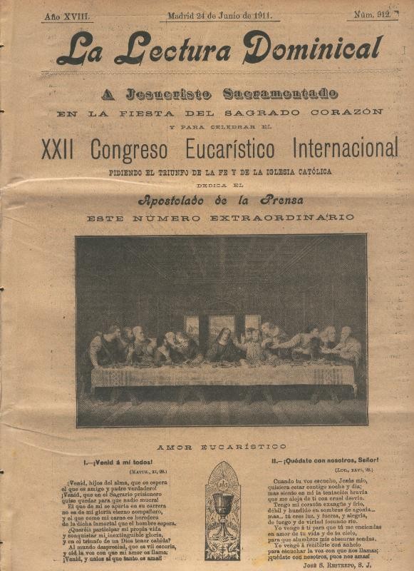 La lectura dominical numero 912 del 24.6.1911