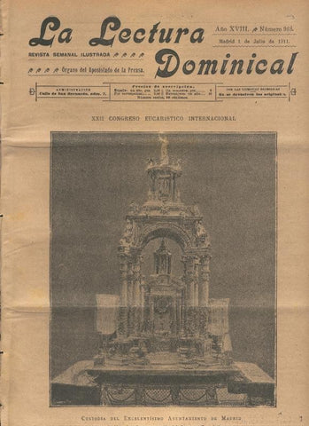 La lectura dominical numero 913 del 1.7.1911