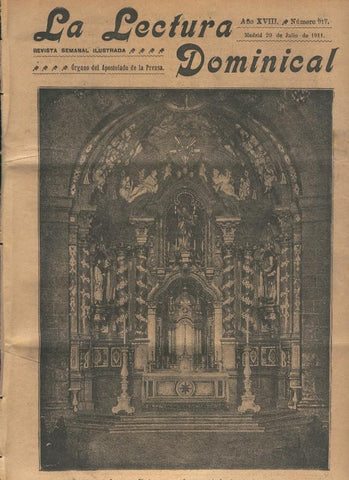 La lectura dominical numero 917 del 29.7.1911