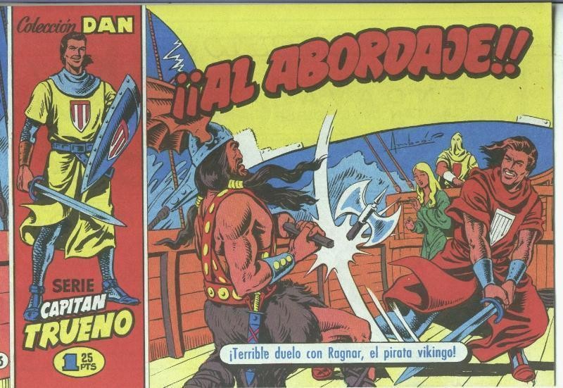 El Capitan Trueno facsimil numero 003: al abordaje