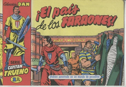 El Capitan Trueno facsimil numero 036: El pais de los faraones