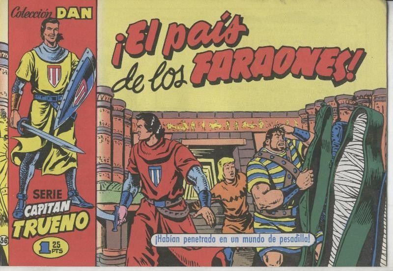 El Capitan Trueno facsimil numero 036: El pais de los faraones