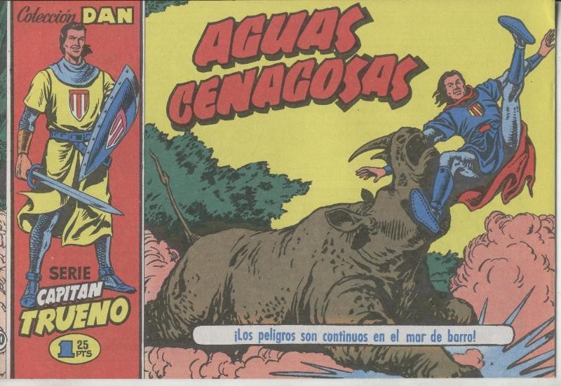 El Capitan Trueno facsimil numero 040: Aguas cenagosas