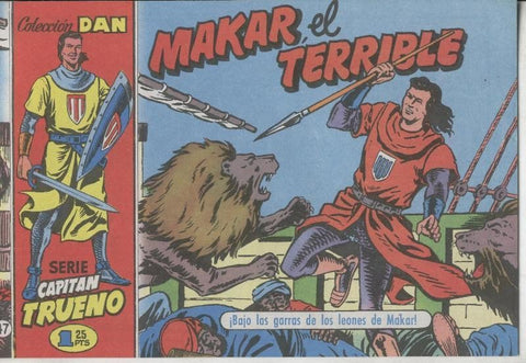 El Capitan Trueno facsimil numero 047: Makar, el terrible