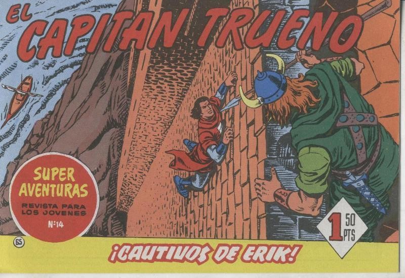 El Capitan Trueno facsimil numero 065: Cautivos de Erik