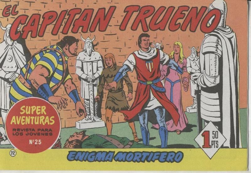 El Capitan Trueno facsimil numero 072: Enigma mortifero