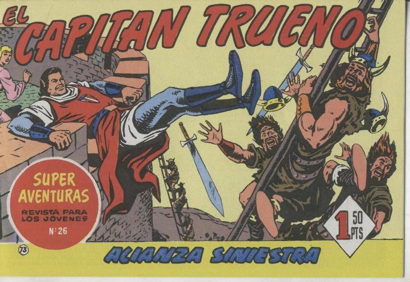 El Capitan Trueno facsimil numero 073: Alianza siniestra