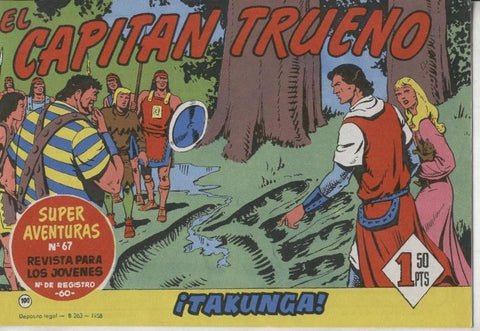 El Capitan Trueno facsimil numero 100: Takunga
