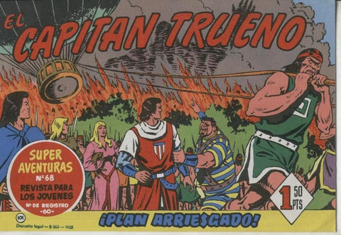 El Capitan Trueno facsimil numero 101: Plan arriesgado