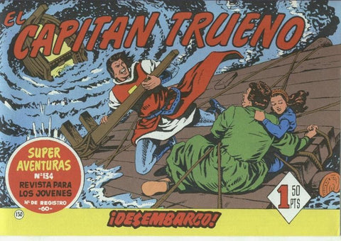El Capitan Trueno facsimil numero 130: Desembarco