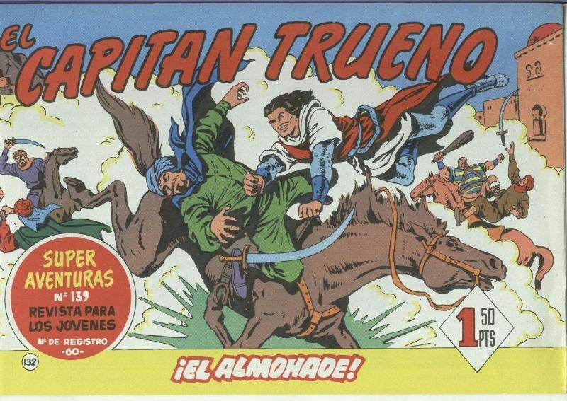 El Capitan Trueno facsimil numero 132: El almohade