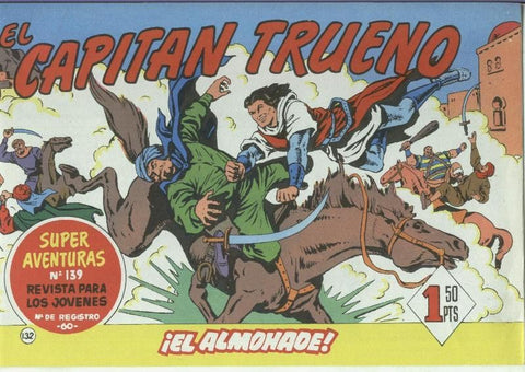 El Capitan Trueno facsimil numero 132: El almohade