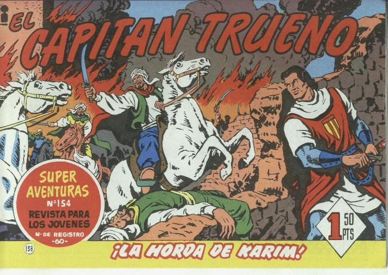 El Capitan Trueno facsimil numero 138: La horda de Karim