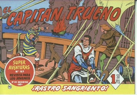El Capitan Trueno facsimil numero 143: Rastro sangriento