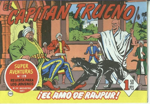 El Capitan Trueno facsimil numero 148: El amo de Rajpur