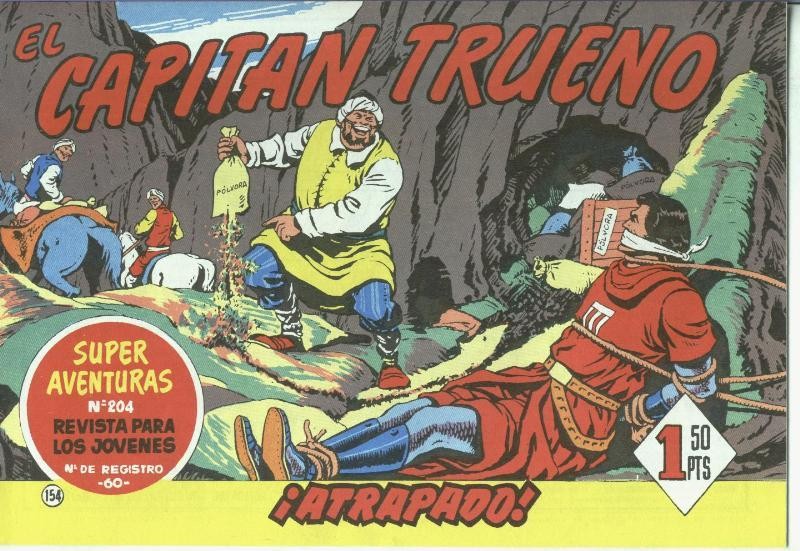 El Capitan Trueno facsimil numero 154: Atrapado