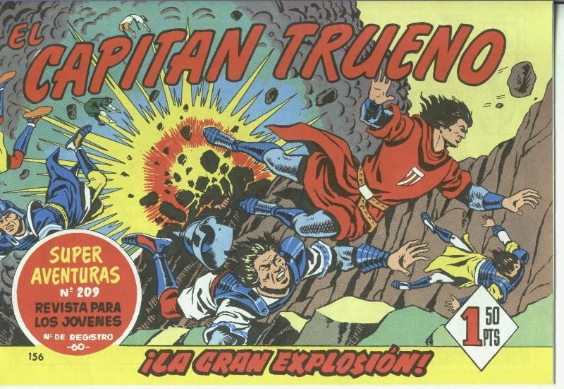 El Capitan Trueno facsimil numero 156: La gran explosicion