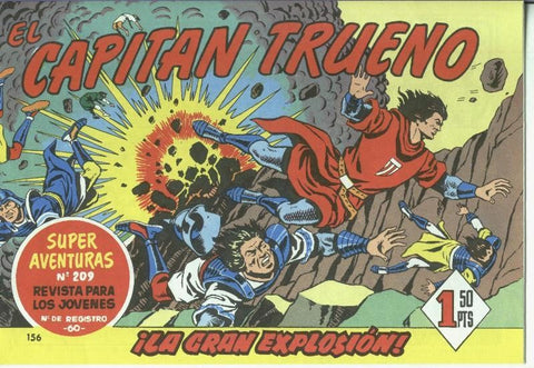 El Capitan Trueno facsimil numero 156: La gran explosicion